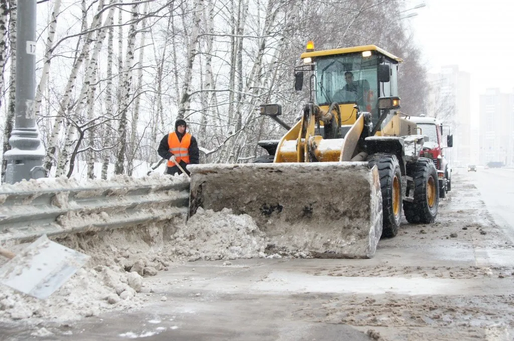 Смоленск, дорога, снег, уборка, зима, техника, коммунальщики, чистые дороги